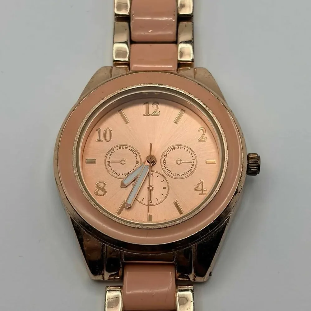 Rose Gold & Pink Watch